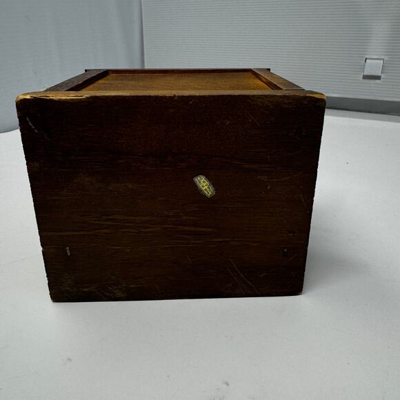 Vintage MCM Wood Coaster Holder with Wood and Cork Coasters‎ - Picture 6 of 7